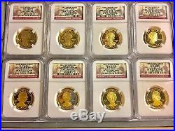 Complete Set First Spouse Gold $10 Ngc Pf 70 Ultra Cameo