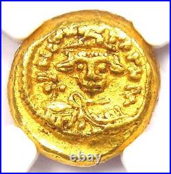 Constans II AV Solidus Gold Byzantine Coin 641-668 AD Certified NGC XF (EF)