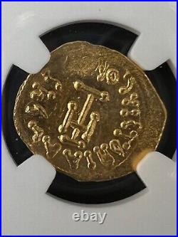 Constantine IV AV Tremissis Gold Byzantine Coin 668-685 AD Certified NGC Ch MS