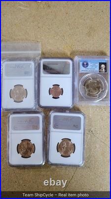 DEFECTIVE LOT of 20x COINS PCGS NGC GRADED ESTATE CLAD SILVER GOLD FRE G3D