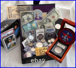 ELITE SILVER & GOLD ESTATE LOT COIN COLLECTION! PCGS or NGC MORGANS & EAGLES