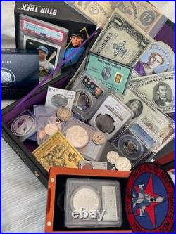 ELITE SILVER & GOLD ESTATE LOT COIN COLLECTION! PCGS or NGC MORGANS & EAGLES