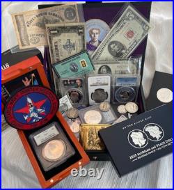 ELITE SILVER & GOLD ESTATE LOT COIN COLLECTION! PCGS or NGC MORGANS & EAGLES