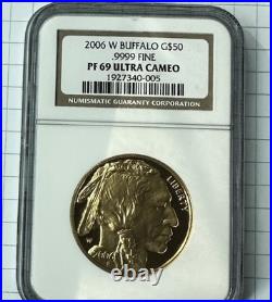 Eagle PF69 Ultra Cameo 2006-W Gold Coin. 9999 Eagle PF69 Ultra Cameo 2006-W Gold Coin. 9999