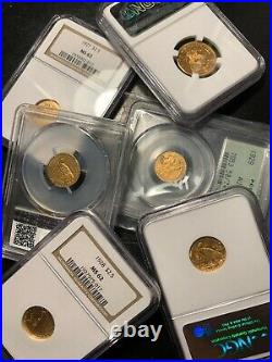 Estate Sale Old Us Gold Coins 1 Piece Lot $2.5 $5 $10 P, S, D, CC Pcgs Ngc
