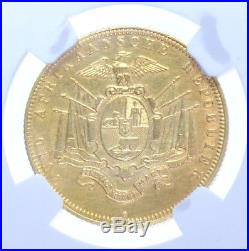 Extremely Rare South Africa Burgers Pond, 1874 Gold Coin Slabbed Ngc Xf Details