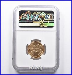 GEM UNC 1986 $10 American Gold Eagle 1/4 Oz Gold NGC 1074