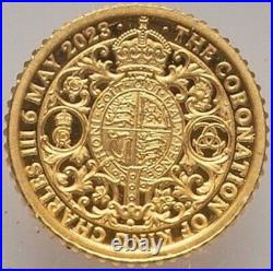 GOLD 1/40 Oz NGC PF70 2023 KING CHARLES III CORONATION G BRITAIN Fine 0.999 COIN