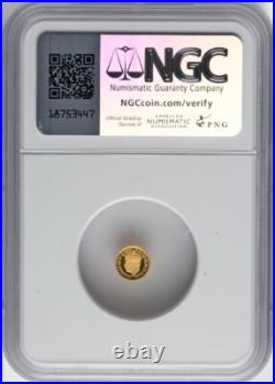 GOLD 1/40 Oz NGC PF70 2023 KING CHARLES III CORONATION G BRITAIN Fine 0.999 COIN