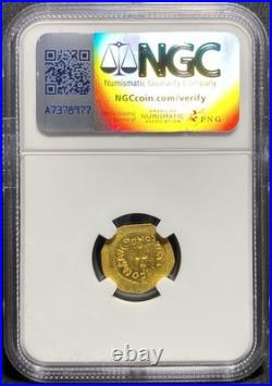 GOLD Phocas 602-610 AD, Roman Byzantine Empire 4/5 AV Tremissis Rare Coin NGC MS