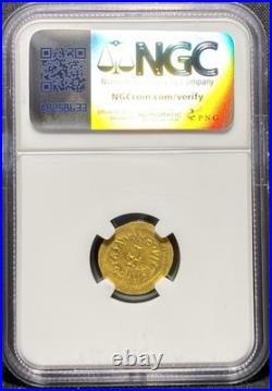 GOLD Phocas 602-610 AD, Roman Byzantine Empire 5/5 AV Tremissis Rare Coin NGC MS