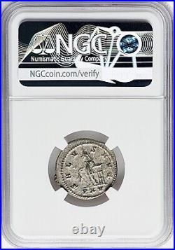 Gallienus 253-268 AD Rome Bi Double Denarius Roman Empire NGC Choice AU