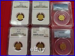 Gold $2.50 Indian Head 15 coin Gem Set-Almost never seen in the market