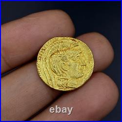 Gold Coin Ancient Athens Greece Athena Owl Tetradrachm Coin (440-404 BC) NGC