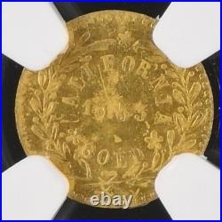 Gold Rush! 1853 California Gold, Arms of Calif Wreath #5 / NGC MS62 POP 11 LR7 Gold Rush! 1853 California Gold, Arms of Calif Wreath #5 / NGC MS62 POP 11 LR7