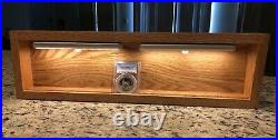 Graded Coin Display Shelf Stand Holder LED Lights For PCGS/NGC Slab Gold Silver