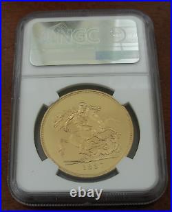 Great Britain 1887 Gold 5 Pounds NGC MS62 Victoria