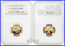 Great Britain 1983 1/2 Sovereign Gold NGC PF69 ULTRA CAMEO