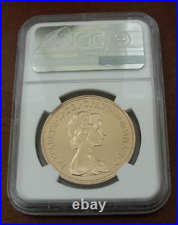Great Britain 1984 Gold 5 Pounds Sovereigns NGC MS67 Proof Like