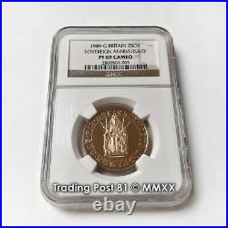 Great Britain 1989 Double Sovereign 500th Anniversary Gold Coin NGC PF 69 CA
