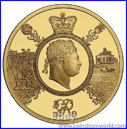 Great Britain UK 2020 £200 King George III Royalty 2 oz Gold Coin NGC PF70 F. Day