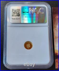 Half Gram Gold Coin Sparta 1/2 gram Gold Coin 2023 NGC PF70 Ultra Cameo High R