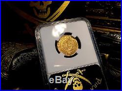 Hungary 1694 Dated Gold Ducat Ngc 62 Leopold Only 6 Known! Madonna Coin