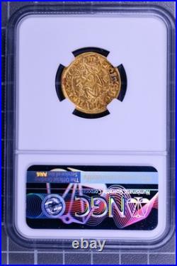 Hungary Goldgulden Matthias Corvinus NGC AU58 Medieval Gold Coin 1458-1490