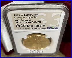 IN HAND-NGC PF70 2021 W 1 oz Proof Gold Coin American Eagle One Ounce West Point