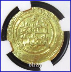 ISLAMIC KINGDOMS Gold Dinar, AH 435 (1043/44). NGC AU Details-Reverse Scratched