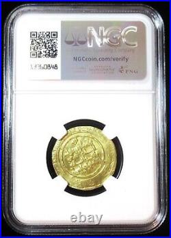 ISLAMIC KINGDOMS Gold Dinar, AH 435 (1043/44). NGC AU Details-Reverse Scratched