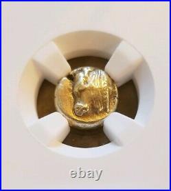 Ionia, Phocaea Bulls Head Hecte NGC XF 4/4 Ancient Gold Coin