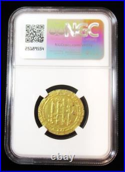 Islamic (AH379-403) Buwayhid AH398 Gold Dinar AU Details NGC