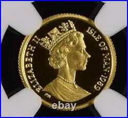 Isle of Man 1989 Gold 1/25 Crown Oz Gold Proof Coin Persian Cat NGC PF69 UC Isle of Man 1989 Gold 1/25 Crown Oz Gold Proof Coin Persian Cat NGC PF69 UC