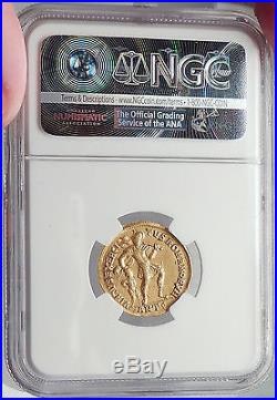 JULIAN II 361 AD Authentic Ancient Roman Pedigreed GOLD SOLIDUS Coin NGC Ch XF