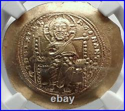 Jesus Christ Ancient 1059AD Gold Byzantine Coin of CONSTANTINE X NGC MS i82356