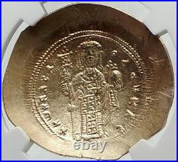Jesus Christ Ancient 1059AD Gold Byzantine Coin of CONSTANTINE X NGC MS i82356
