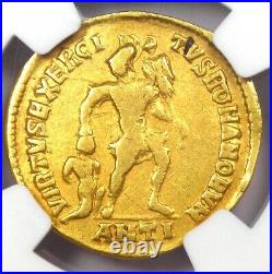 Julian II AV Solidus Gold Roman Coin 360-363 AD. Certified NGC Fine Rare Ruler