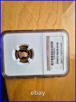 Key Date! 2010 GOLD 1/10 OZ KRUGERRAND COIN NGC PROOF 69 ULTRA CAMEO