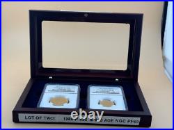 LOT OF TWO 1988-P $10 & $25 American Gold Eagle NGC PF69-RARE