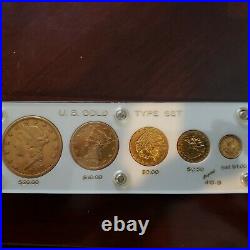 Liberty Gold Type 5-Coin Set ($1, $2.50, $5, $10, $20)