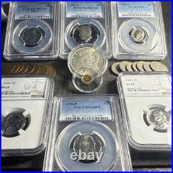 MIX OF VARIOUS US COINS Graded Proofs Indian Head Victory Morgan Gold$