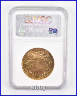 MS63 1915 $20 American Gold Eagle Graded NGC 0476
