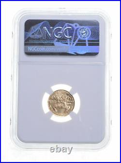 MS70 1986 $5 American Gold Eagle Graded NGC 5507