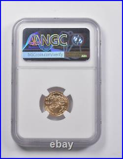 MS70 1995 $5 American Gold Eagle 1/10 Oz. 999 Fine Gold NGC 3971