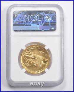 MS70 2015-W $100 Liberty Series 1 Oz. 999 Fine Gold Signed Everhart NGC 2595