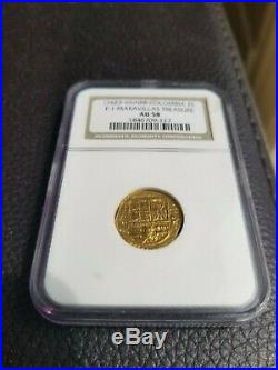 Maravillas Shipwreck 2 Escudo Colombia AU 58 NGC Coin Graded Fleet Treasure Gold