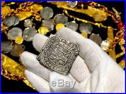 Mexico 1733 Klippe Finest We've Ever Seen 8 Reales Pirate Gold Coins Treasure