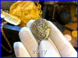 Mexico 8 Reales 1714 Dated 1715 Fleet Shipwreck Coa Pirate Gold Coins Treasure