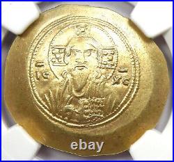 Michael VII Ducas AV / EL Histamenon Nomisma Christ Coin 1071 AD NGC XF (EF)
